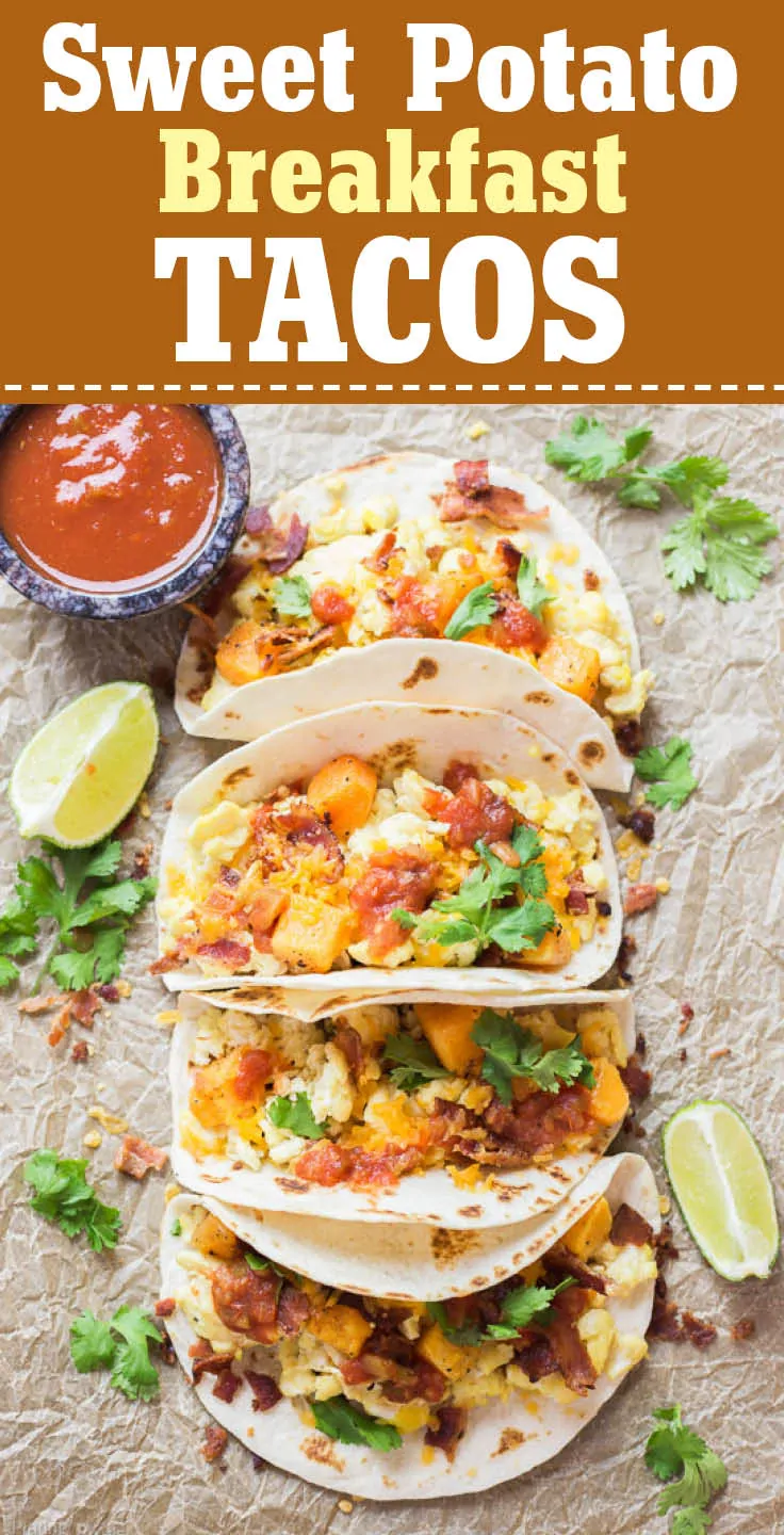 Mexican-Style Breakfast Tacos with Spiralized Sweet Potatoes