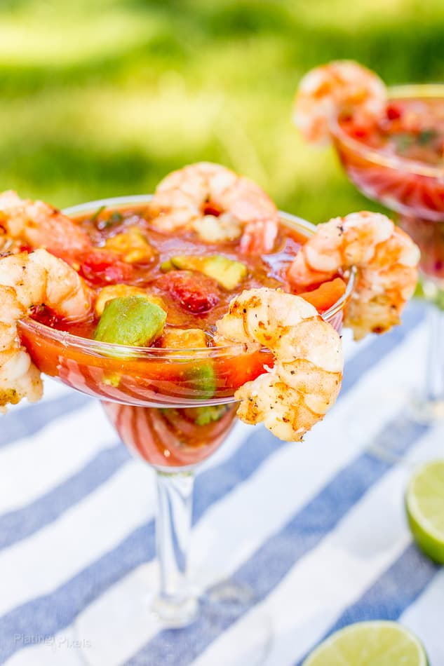 Easy Mexican Shrimp Cocktail (Coctel de Camaron) - Plating Pixels