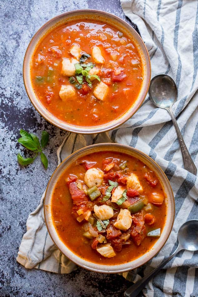 Easy Italian Fish Soup Recipe - Plating Pixels